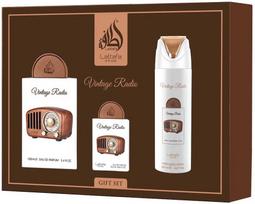 Lattafa Pride Vintage Radio dovanų rinkinys EDP 100 ml + EDP 20 ml + Dezodorantas 200 ml