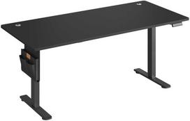 rasomasis darbo stalas - Songmics Elektrinis Reguliuojamo Aukščio Rašomasis Stalas 180x80 cm Juodas (Black) - 1 nuotrauka