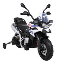 vaikiskas motociklas - Elektrinis motociklas BMW F850GS, baltas - 5 nuotrauka