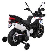 vaikiskas motociklas - Elektrinis motociklas BMW F850GS, baltas - 7 nuotrauka