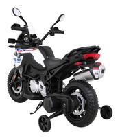 vaikiskas motociklas - Elektrinis motociklas BMW F850GS, baltas - 10 nuotrauka