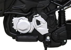 vaikiskas motociklas - Elektrinis motociklas BMW F850GS, baltas - 11 nuotrauka