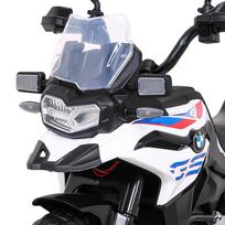 vaikiskas motociklas - Elektrinis motociklas BMW F850GS, baltas - 13 nuotrauka