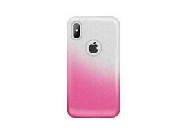 Korpuso galas, galinis dangtelis ILike         Apple      iPhone X / iPhone XS Gradient Glitter 3in1 case       Pink