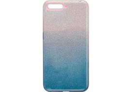 Korpuso galas, galinis dangtelis ILike         Huawei      Y6 2018 Gradient Glitter 3in1 case       Blue