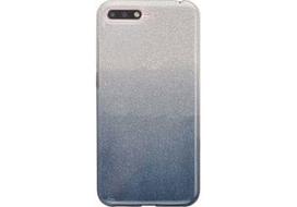 Korpuso galas, galinis dangtelis ILike         Huawei      Y6 2018 Gradient Glitter 3in1 case       Smoked