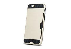 Korpuso galas, galinis dangtelis ILike         Apple      iPhone 7/8 Defender Card case       Gold