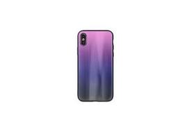 Korpuso galas, galinis dangtelis ILike         Apple      iPhone XR Aurora Glass case       Pink-Black