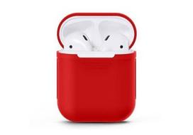 Korpuso galas, galinis dangtelis ILike         Apple      Silicon Airpods Protective Case       Red