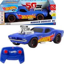 hot wheels rc - Mattel Hot Wheels RC automodelis Rodger Dodger, Mėlyna (Blue) - 1 nuotrauka