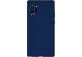 samsung note 10 plus - Korpuso galas, galinis dangtelis Evelatus         Samsung      Note 10 Plus Soft Touch Silicone       Blue - 1 nuotrauka