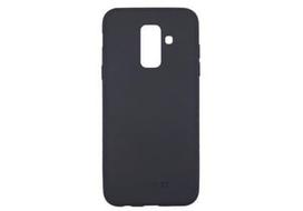 Korpuso galas, galinis dangtelis Evelatus         Samsung      A6 Plus 2018 Silicone Case       Black