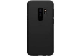 samsung galaxy s9 deklas - Korpuso galas, galinis dangtelis Evelatus         Samsung      S9 Plus Soft Touch Silicone       Black - 1 nuotrauka