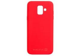Korpuso galas, galinis dangtelis Evelatus         Samsung      A6 2018 Silicone Case       Red