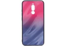 Korpuso galas, galinis dangtelis Evelatus         Xiaomi      Redmi 8 Water Ripple Gradient Color Anti-Explosion Tempered Glass Case       Gradient Pink-Purple