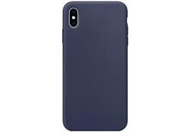 Korpuso galas, galinis dangtelis Evelatus         Apple      iPhone Xs Max Soft Case with bottom       Midnight Blue