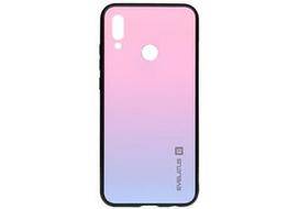 Korpuso galas, galinis dangtelis Evelatus         Huawei      P Smart 2019 Gradient Glass Case 2       Bubble Gum
