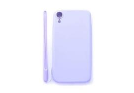 Korpuso galas, galinis dangtelis Evelatus         Apple      iPhone XR Soft Touch Silicone Case with Strap       Purple
