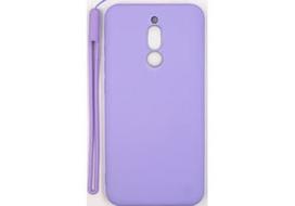 Korpuso galas, galinis dangtelis Evelatus         Xiaomi      Redmi 8 Soft Touch Silicone Case with Strap       Purple