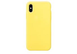 iphone xr deklai - Korpuso galas, galinis dangtelis Evelatus         Apple      iPhone XR Soft case with bottom       Light Yellow - 1 nuotrauka