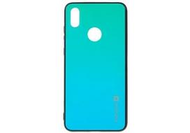 Korpuso galas, galinis dangtelis Evelatus         Huawei      P Smart 2019 Gradient Glass Case 6       Lagoon
