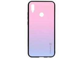 Korpuso galas, galinis dangtelis Evelatus         Huawei      Y6 2019 Gradient Glass Case 2       Bubble Gum