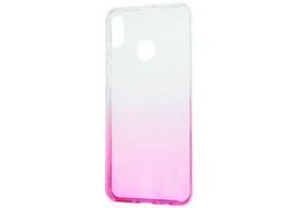 Korpuso galas, galinis dangtelis Evelatus         Huawei      P Smart 2019 Gradient TPU Case       Rose Red