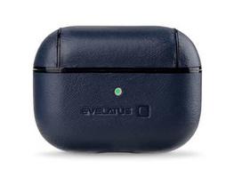 Korpuso galas, galinis dangtelis Evelatus               Leather Protective Case for Apple AirPods Pro       Dark Blue