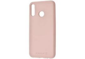 Korpuso galas, galinis dangtelis Evelatus         Huawei      P Smart 2019 Silicone case       Pink Sand