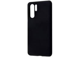 huawei p30 deklas - Korpuso galas, galinis dangtelis Evelatus         Huawei      P30 Pro Soft Case with bottom       Black - 1 nuotrauka