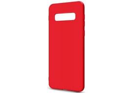 Korpuso galas, galinis dangtelis Evelatus         Samsung      S10 Plus Soft case with bottom       Red