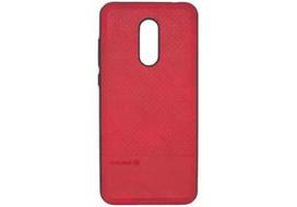 Korpuso galas, galinis dangtelis Evelatus         Xiaomi      Redmi 5 Plus TPU case 1 with metal plate (possible to use with magnet car holder)       Red