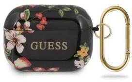 Guess Protection Case For Apple AirPods Pro Black/Flowers