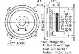 13 cm garsiakalbis - Kenwood KFC-S1356 - 2 nuotrauka