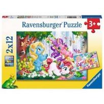 Puzzle 2x12 Unicorns At Play - RAVENSBURGER dėlionė