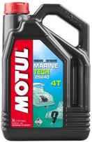 sintetiniai tepalai - Motul Marine Tech 4T 107716, 25W-40 Pusiau sintetinė (5L) - 1 nuotrauka