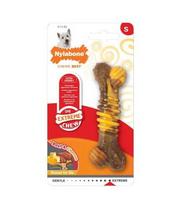 Nylabone Extreme textured kramtymo kauliukas su jautienos ir sūrio kvapu šunims : Žaislų dydžiai - S