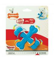 Nylabone Extreme X kramtymo kauliukas su jautienos kvapu šunims : Žaislų dydžiai - L