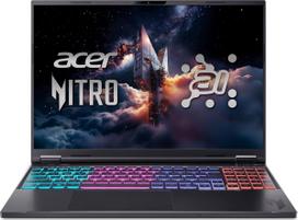 5070 ti 16gb - Acer Nitro 16 AI AN16-61, Ryzen AI 9 365, 16 GB, 1 TB, 16", RTX 5070 Ti, Juodas (Black) - 1 nuotrauka