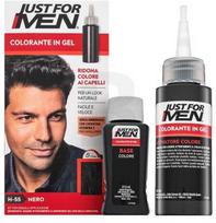 Just For Men Gel Color H55 Natural Real Black plaukų tonavimo priemonė vyrams
