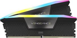32gb ddr5 6000mhz - Corsair Vengeance RGB, DDR5, 64 GB (2x32GB), 5600 MHz, CL40, Juodas (Black) - 1 nuotrauka