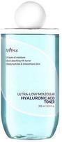 Isntree Ultra-Low Molecular Hyaluronic Acid Toner veido tonikas, 300 ml