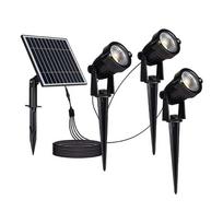 V-TAC VT-11032 - LED lauko šviestuvas, 3 vnt., su saulės baterija, 3x1,2W, IP65, 3000K