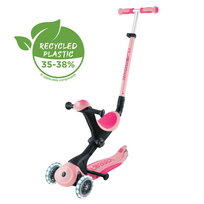 Globber paspirtukas Go Up Deluxe Lights, fuksija (Fuchsia)