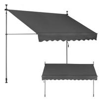 MultiGarden balkono markizė 300x120 cm, pilka (Gray)