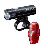 ampp900 - Cat Eye AMPP900/ViZ300 žibintų komplektas Juodas (Black) - 1 nuotrauka