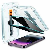 Spigen "Glass EZ Fit Privacy" Apsauginis stiklas 2 vnt. Apple iPhone 14 Pro Max - Skaidrus (Transparent)