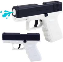 Lean Toys Mini Glock vandens pistoletas, mėlynas (Blue) 13 cm