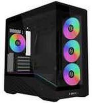 stiklainiai - Lian Li Vector V100 MINI kompiuterio korpusas, Micro-ATX, grūdintas stiklas - Juodas (Black) - 1 nuotrauka