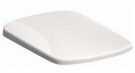 Geberit Selnova Square tualeto sėdynė su dangčiu, balta (White)